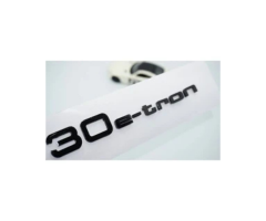 Audi 30e-tron Yazısı Siyah İthal Marka