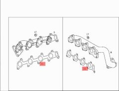 Mercedes W220 Manifold Contası Orijinal Mercedes Marka A6111420780