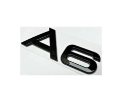 Audi A6 Yazısı 2024 - 2025 Siyah İthal Marka