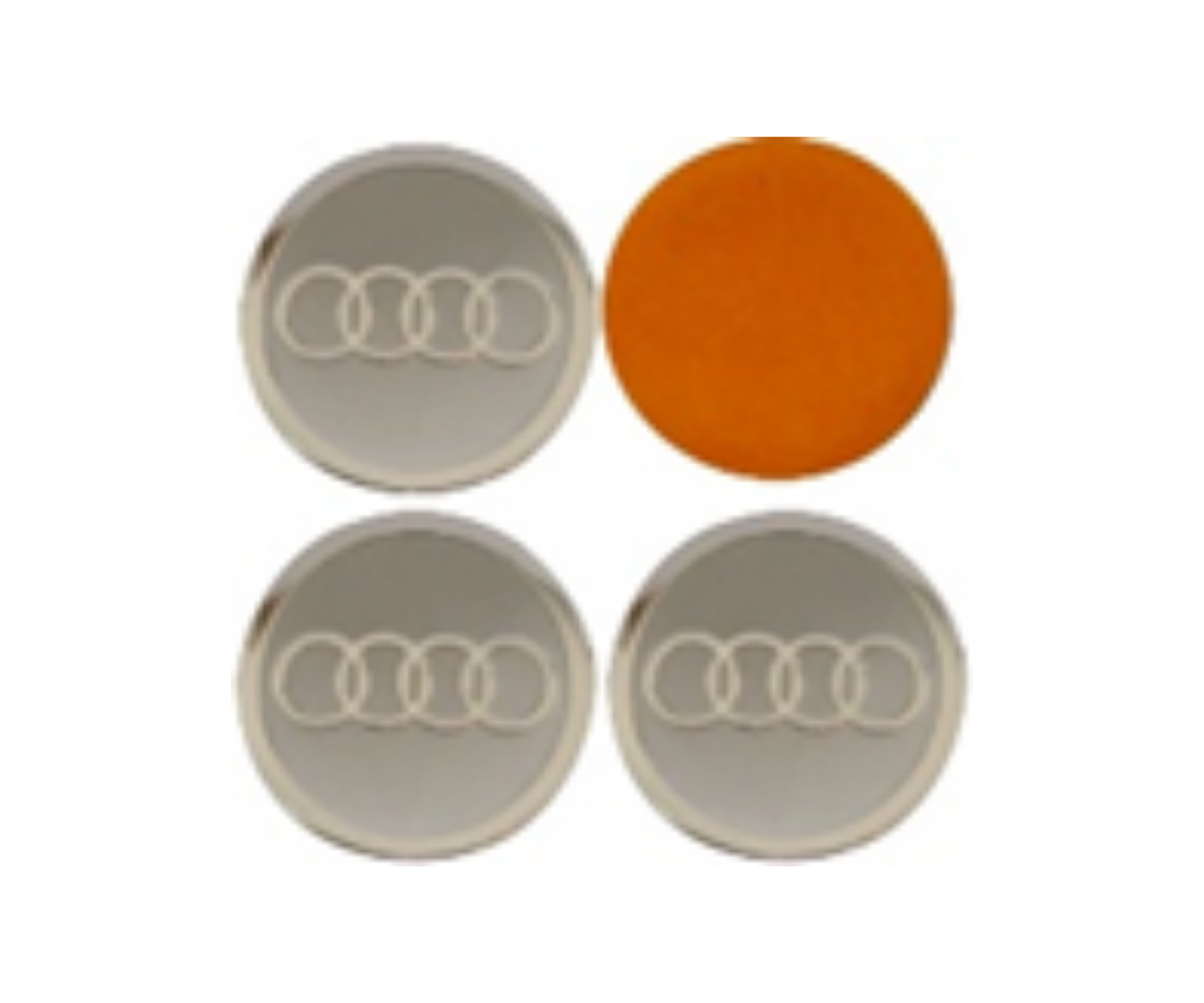 Audi Sticker Jant 4'lü İthal Marka