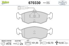 Fiat Albea 1.2 16V Ön Fren Balatası VALEO Marka 77362180