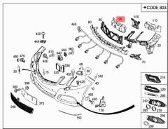 Mercedes W212 Tampon Şok Emici Orijinal Mercedes Marka A2128800535