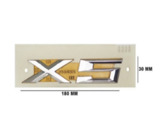 BMW E53 X5 Yazısı 30 - 180 mm Krom İthal Marka
