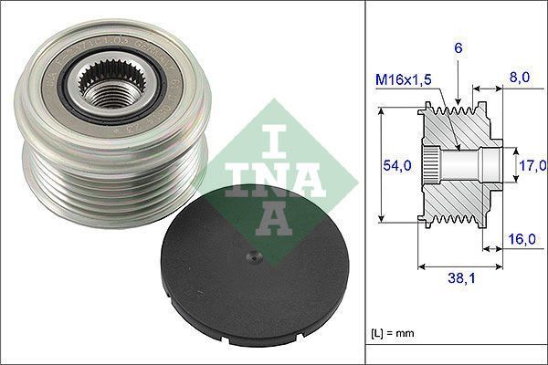Fiat 500 1.3 MultiJet Alternatör Kasnağı Gates İNA 77362717