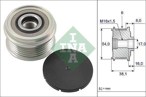 Fiat Punto 1.3 MultiJet Alternatör Kasnağı Gates İNA 77362717