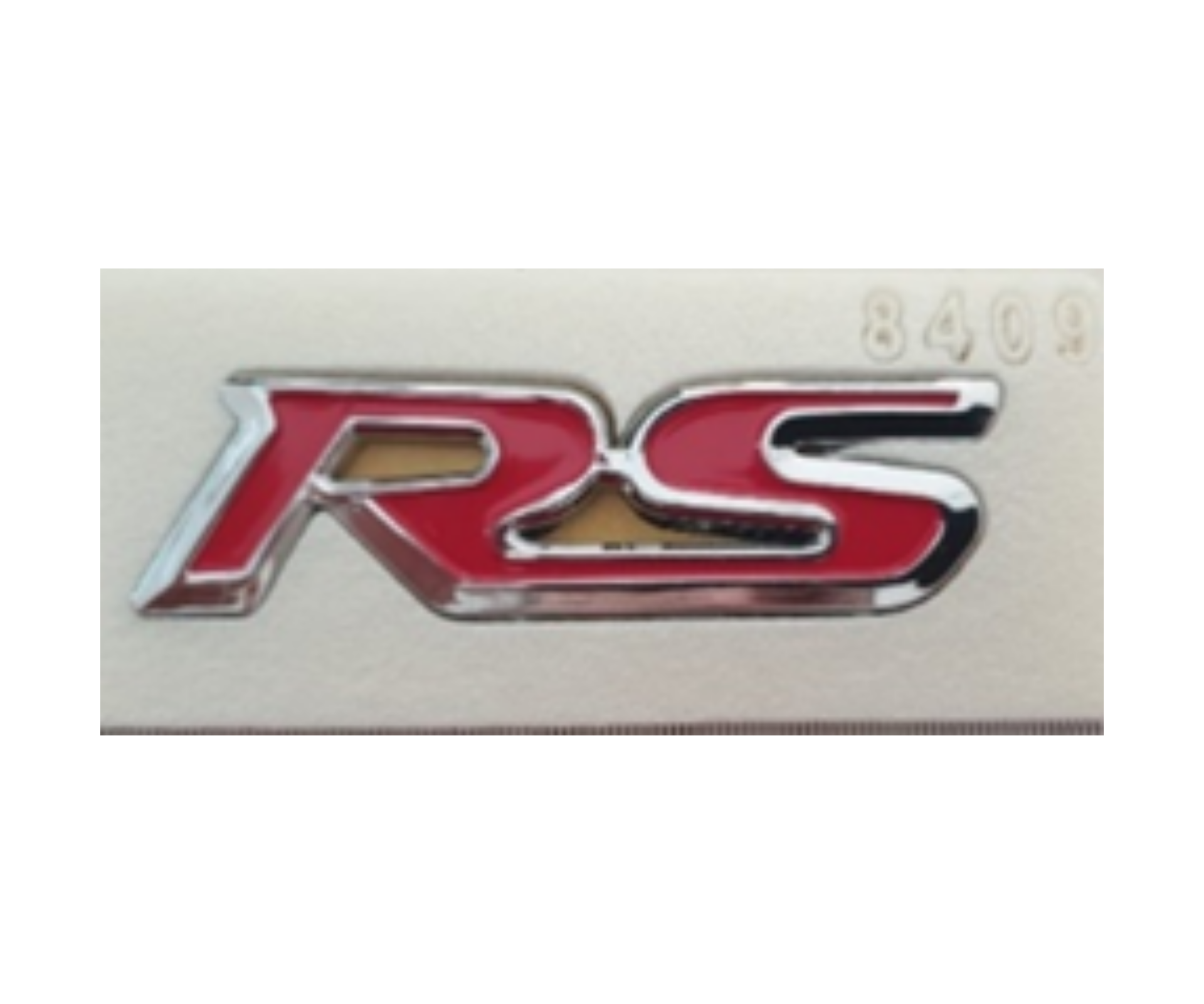 Honda RS Yazısı Krom-Kırmızı İthal Marka