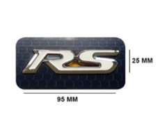 Honda RS Yazısı Krom-Beyaz İthal Marka