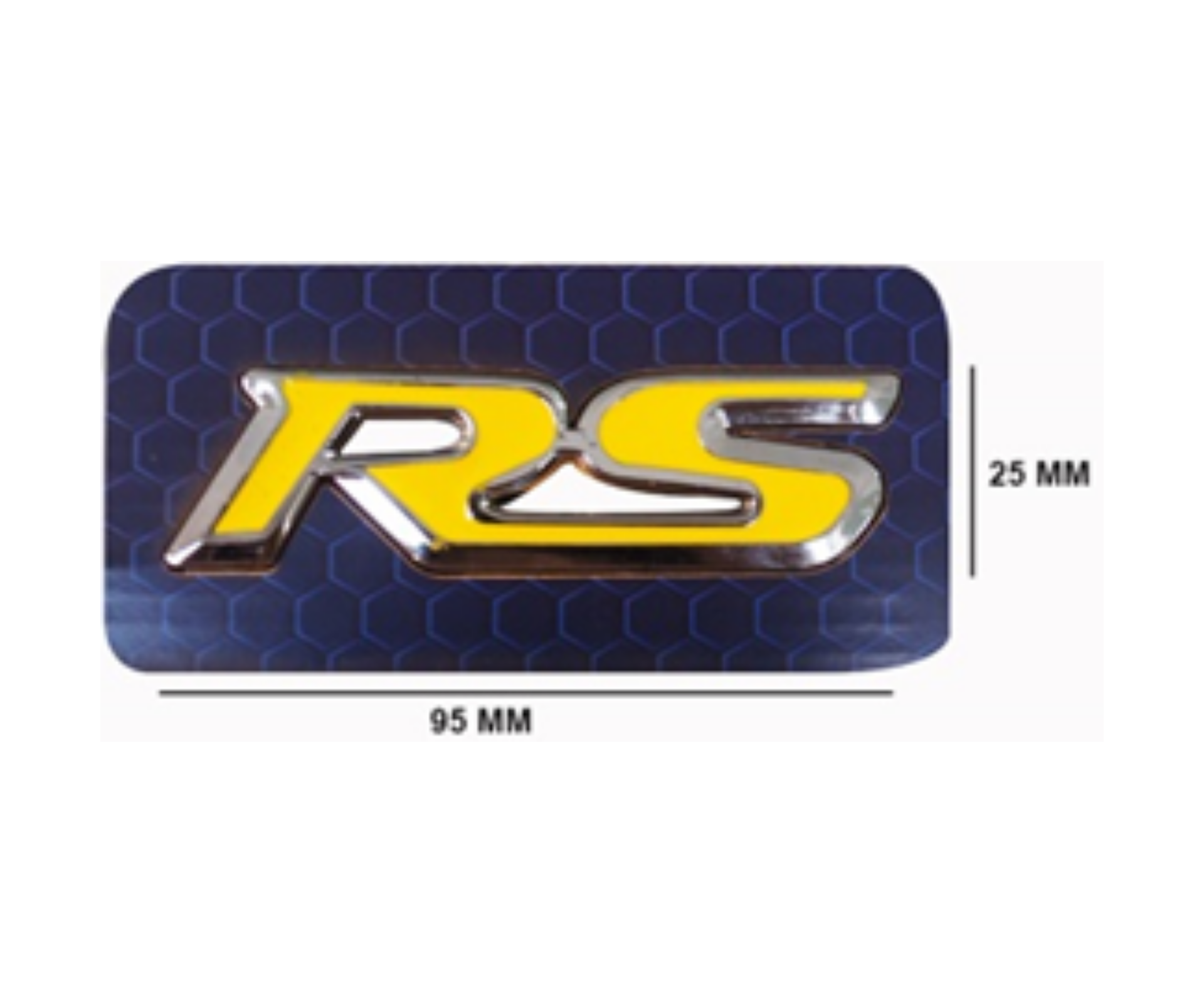 Honda RS Yazısı Krom-Sarı İthal Marka