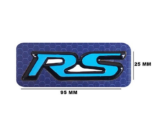 Honda RS Yazısı Siyah-Mavi İthal Marka