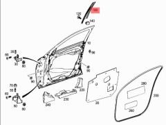 Mercedes W205 Direk Kaplama Ön Orijinal Mercedes Marka A2056900887