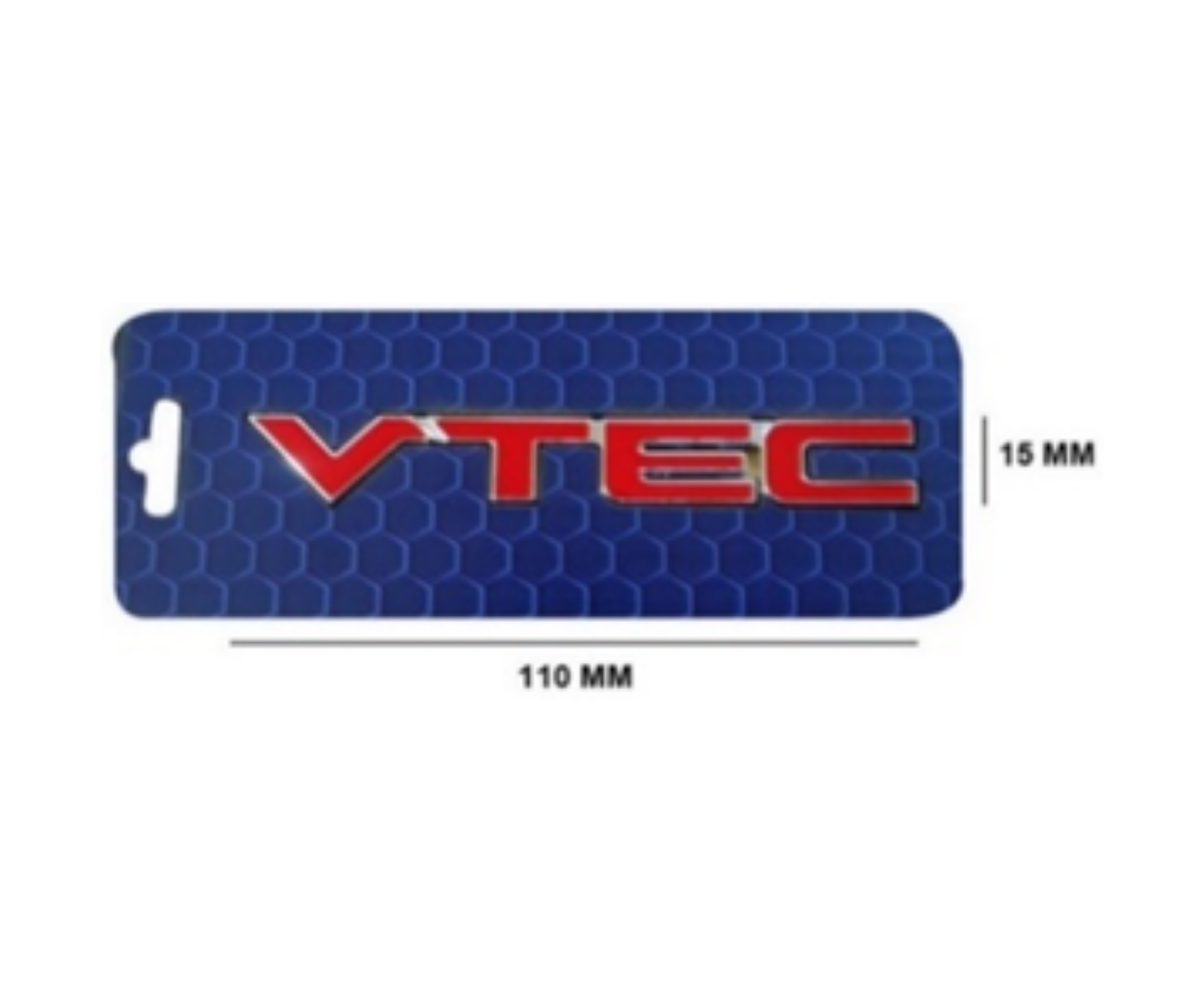 Honda VTEC Yazısı Krom-Kırmızı İthal Marka