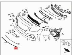 Mercedes W205 Tampon Ön Nikelajı Orijinal Mercedes Marka  A2058858702