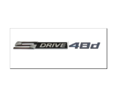 BMW SDrive 48d Yazısı Krom İthal Marka