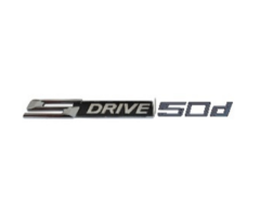 BMW SDrive 50d Yazısı Krom İthal Marka