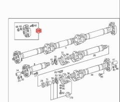 Mercedes W164 Arka Şaft Köselesi Rapro Marka 2024101315