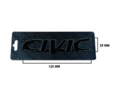 Honda Civic Yazısı Birleşik Kısa 1996 - 2000 Siyah İthal Marka