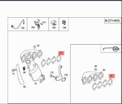 Mercedes W906 Egsoz Manifold Contası Ajusa Marka A2711420380
