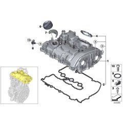 Bmw 3 Seri F30 Kasa Külbütör Kapağı Üst Contası Bmw Orijinal Marka 11128618520