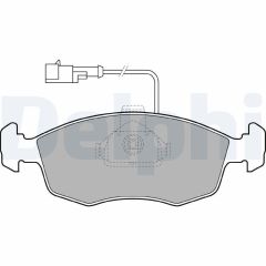 Fiat Siena 1.2 8V Ön Fren Balatası DELPHİ Marka 77362180