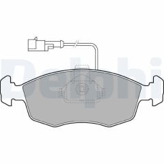 Fiat Strada 1.9 Ön Fren Balatası DELPHİ Marka 77362180