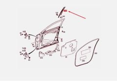 Mercedes W205 Süs Kaplaması Orijinal Mercedes Marka A2056900787