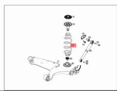 Mercedes W447 Helezon Yayı Arka Orijinal Mercedes Marka A4473240204
