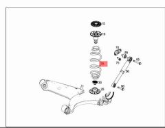 Mercedes W638 Helezon Yayı Arka Orijinal Mercedes Marka A4473240204