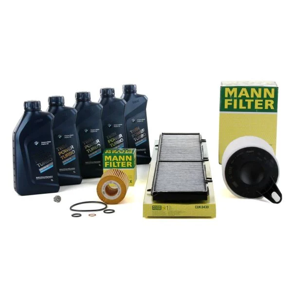 Bmw E90 Kasa 320i Periyodik Bakım Filtre Seti Orjinal Yağlı CUK8430-HU815-2x-C1370-83212405948