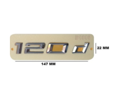 BMW 120 D Yazısı Krom İthal Marka 51147135550