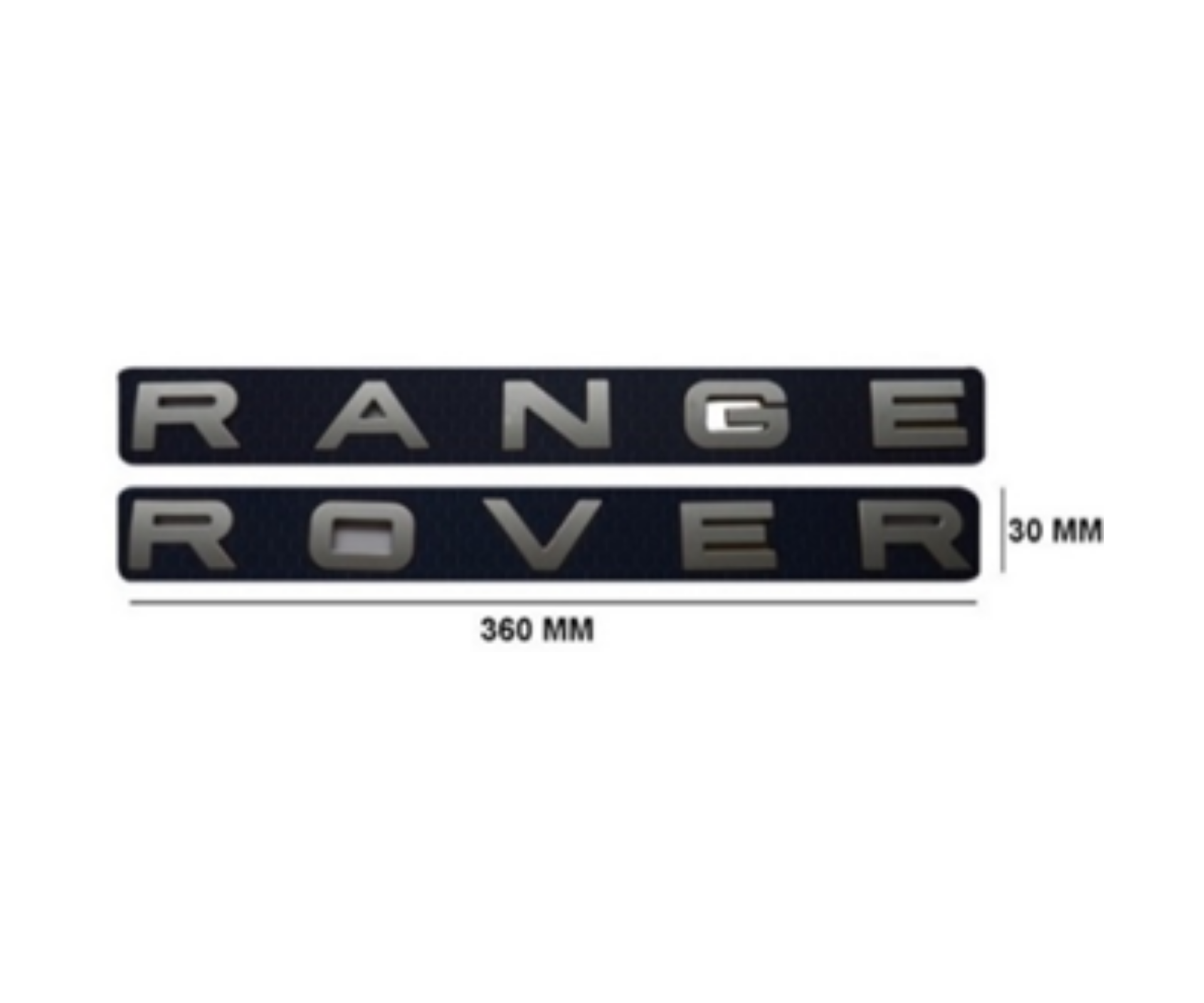 Range Rover Yazısı Koyu Gri İthal Marka LR045015