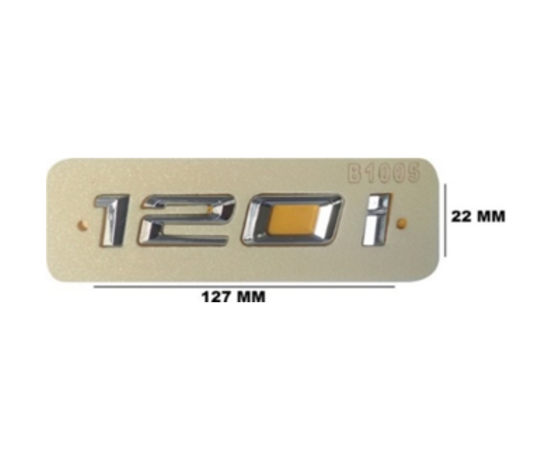 BMW 120 İ Yazısı Krom İthal Marka