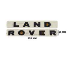 Land Rover Yazısı Siyah İthal Marka