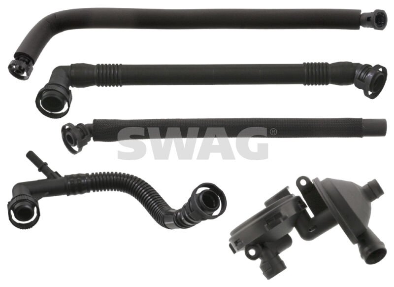 Bmw E46 Kasa 320i Yağ Siglonu Basınç Ayar Valfi Ve Hortumları Set Swag Marka 46303 - 11617501566S1