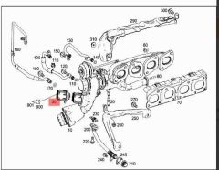 Mercedes W126 Turbo Ventili Orijinal Mercedes Marka A0001531859