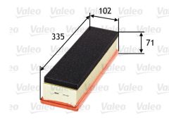 Citroen C2 1.4 8Valf Benzinli Hava Filtresi Valeo  Marka 1444.VH