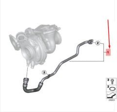 Bmw 1 Seri F20 Kasa Turbo Su Hortumu Bmw Orijinal Marka 11538507251