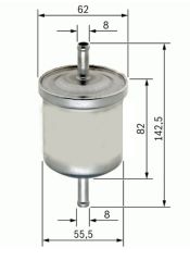 Citroen C2 Benzin Filtresi Magneti Marelli Marka 1567.C6