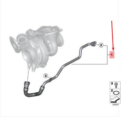 Bmw 4 Seri F32 Kasa Turbo Su Hortumu Bmw Orijinal Marka 11538507251