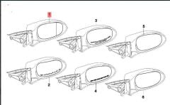 BMW E92 Sol Ayna Camı GVA Marka 51167252893