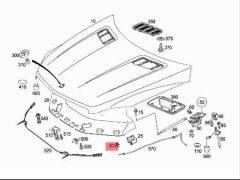 Mercedes W209 Dübel Spk Marka A0019880325