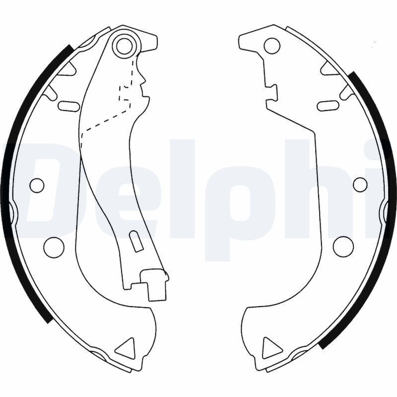 Fiat Palio 1.2 8V Arka Fren Balatası DELPHİ Marka 77362453