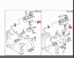 Mercedes W222 Su Depo Şamandırası Swag Marka A220545002