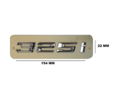 BMW 325 i Yazısı Krom İthal Marka