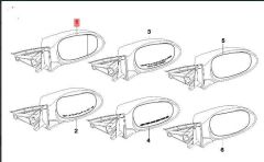 BMW E84 Sol Ayna Camı Ulo Marka 51167252893