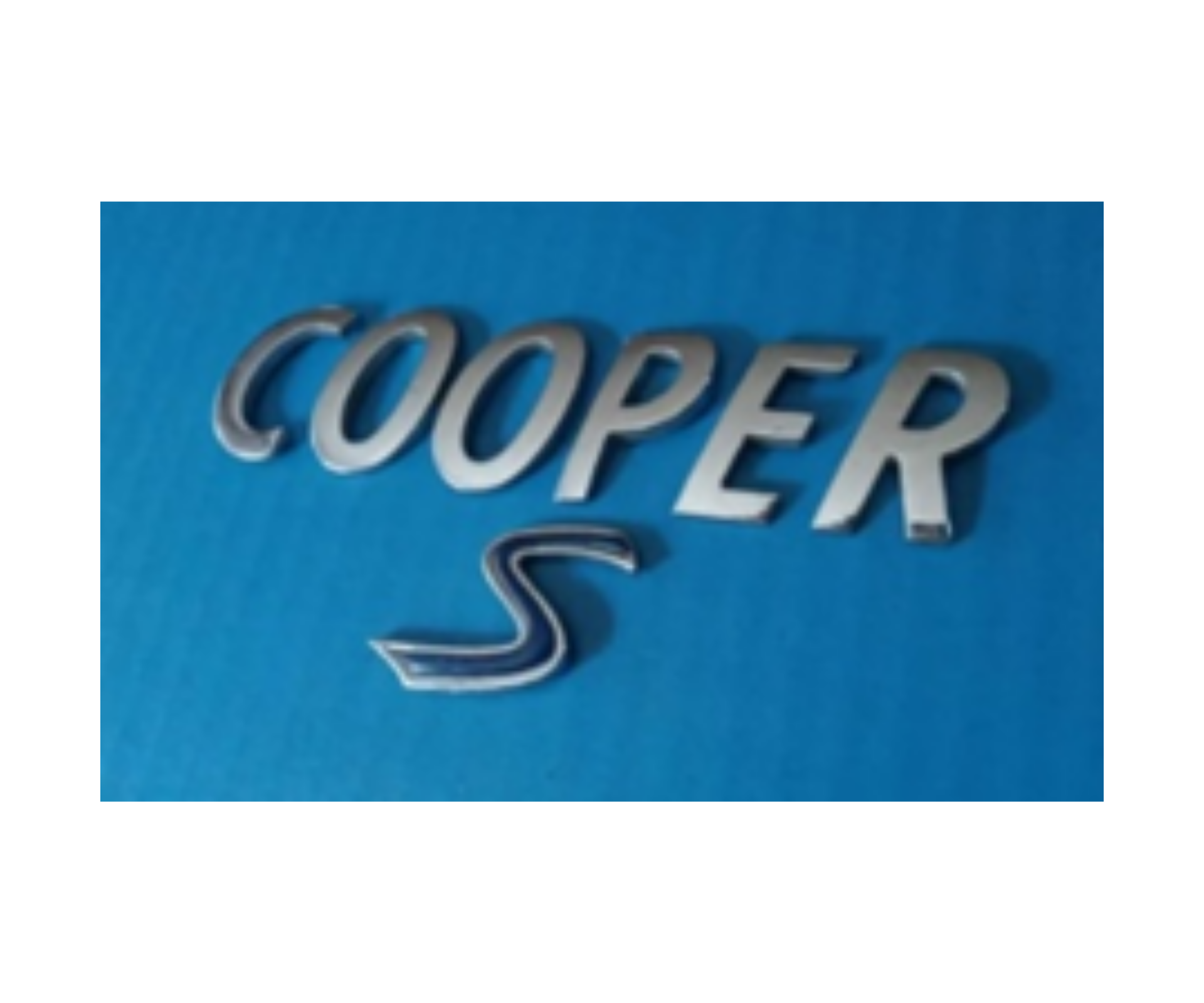 Mini Cooper R59 Cooper S Yazısı Mavi 4.5cm - 15.55cm İthal Marka 51142465245