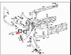 Mercedes W218 Turbo Ventili Spot Marka A0001531859