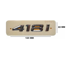 BMW 418 i Yazısı Krom İthal Marka