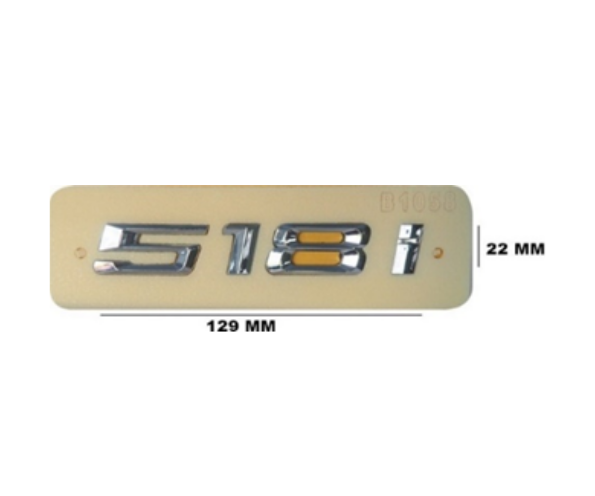 BMW 518 i Yazısı Krom İthal Marka