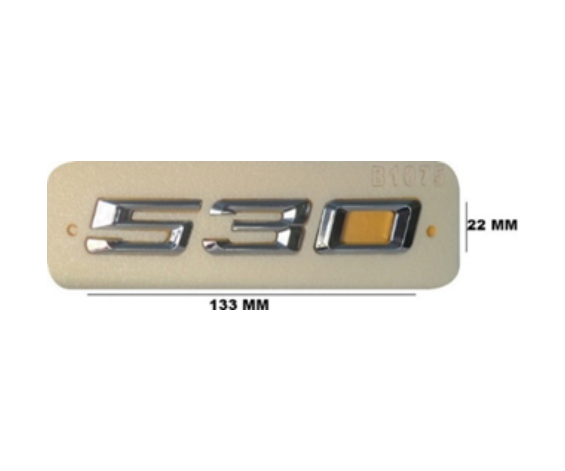 BMW 530 Yazısı Krom İthal Marka