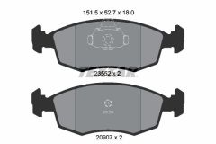 Fiat Doblo 1.2 8V Ön Fren Balatası TEXTAR Marka 77362180